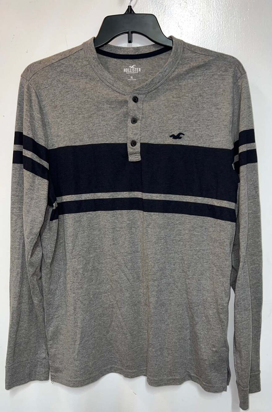 Hollister Striped Polo Mens XL
